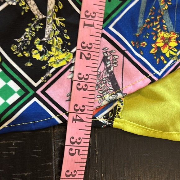 The Moon Colorblock Art To Wear Pattern Modern Dress Size Small - Picture 8 of 11